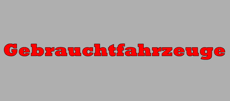 GebrauchtfahrzeugeNEU